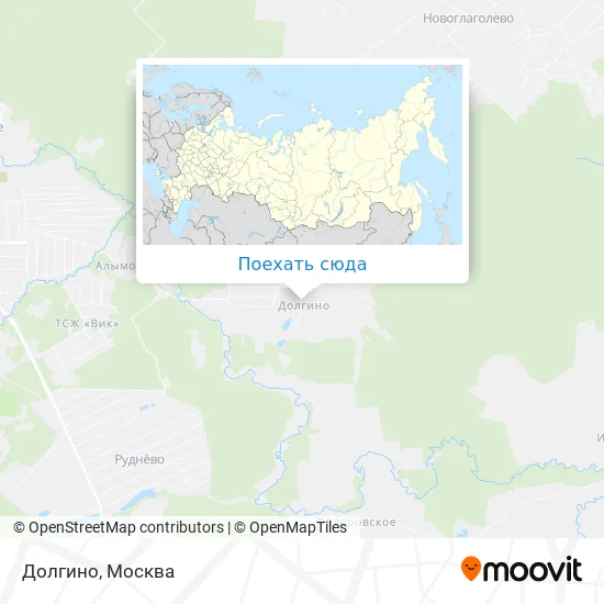 Карта Долгино