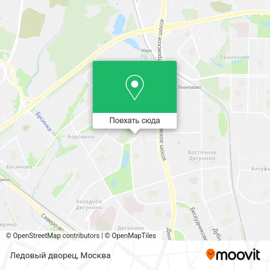 Карта Ледовый дворец