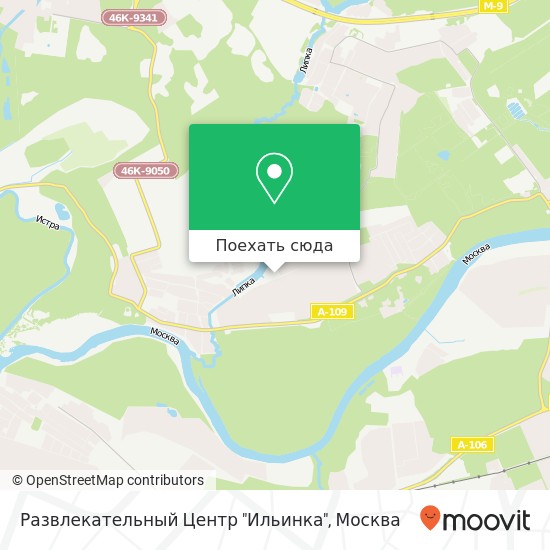 Карта Развлекательный Центр "Ильинка"