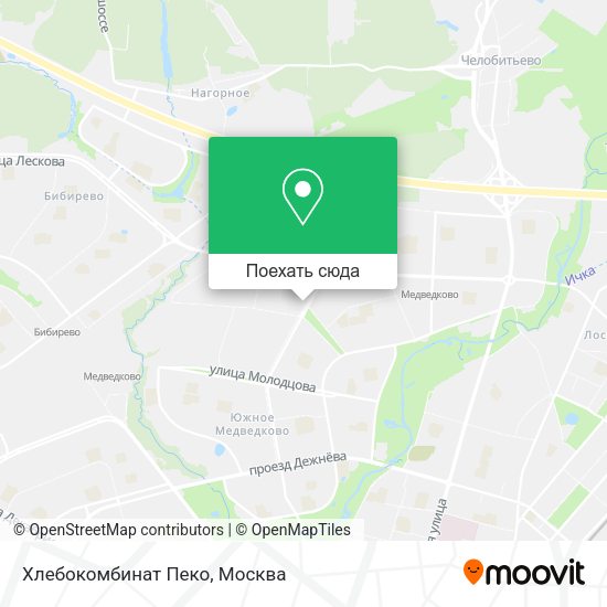 Карта Хлебокомбинат Пеко