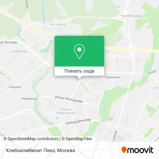 Карта Хлебокомбинат Пеко