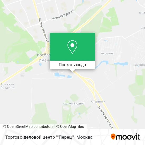 Карта Торгово-деловой центр ""Перец""