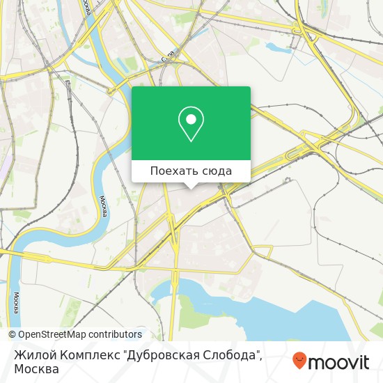 Карта Жилой Комплекс "Дубровская Слобода"