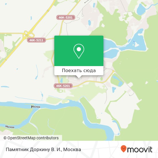 Карта Памятник Доркину В. И.