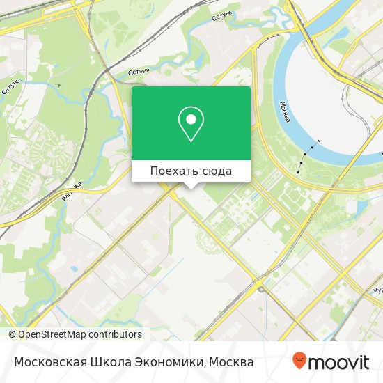 Карта Московская Школа Экономики