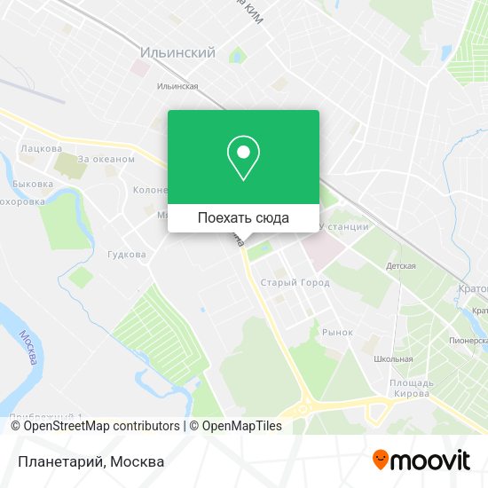 Карта Планетарий
