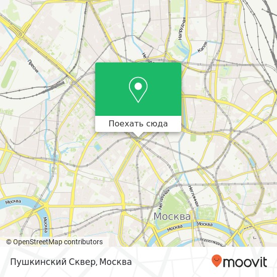 Карта Пушкинский Сквер
