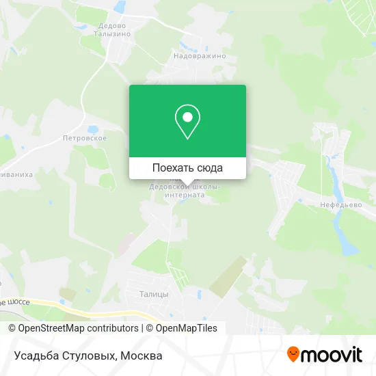 Карта Усадьба Стуловых