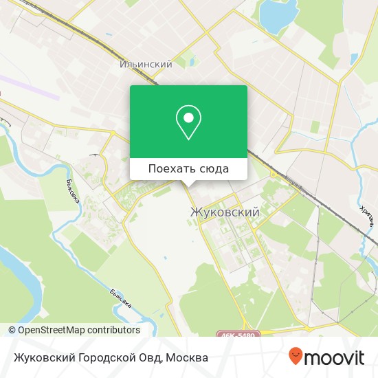 Карта Жуковский Городской Овд
