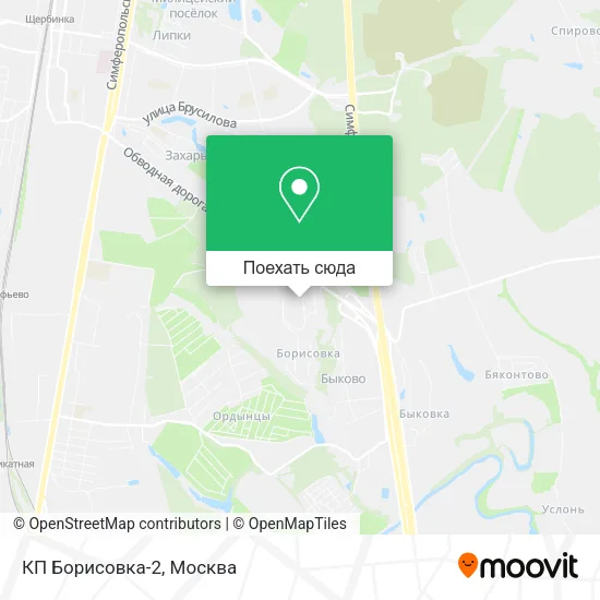 Карта КП Борисовка-2