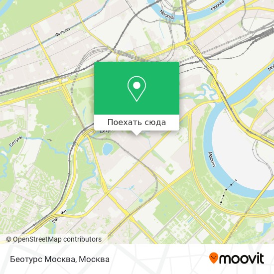 Карта Беотурс Москва