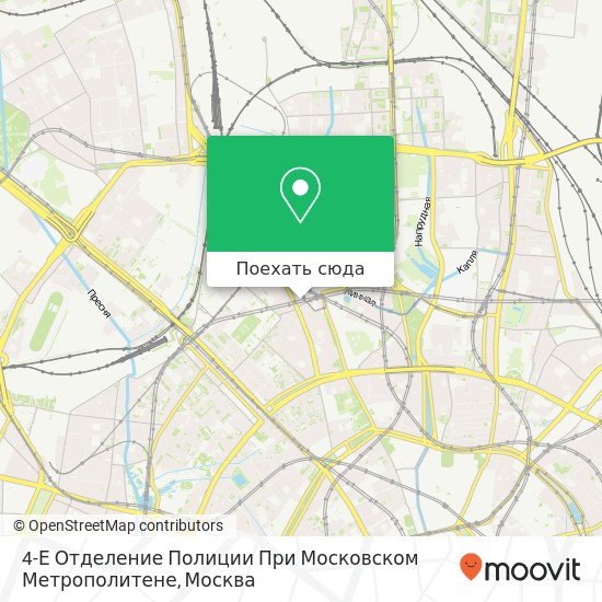 Карта 4-Е Отделение Полиции При Московском Метрополитене