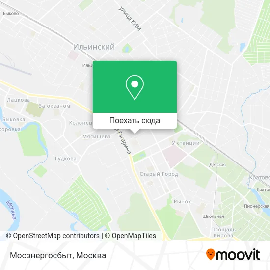 Карта Мосэнергосбыт