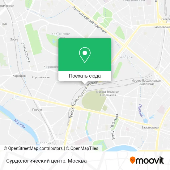 Карта Сурдологический центр