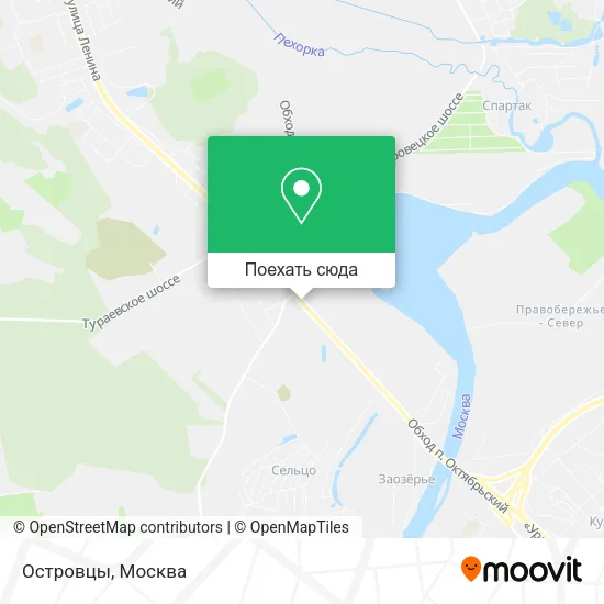 Карта Островцы