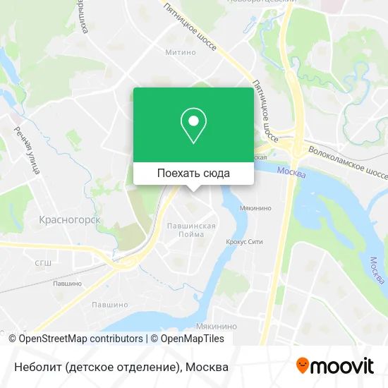 Карта Неболит (детское отделение)