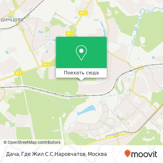 Карта Дача, Где Жил С.С.Наровчатов