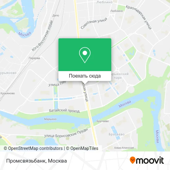 Карта Промсвязьбанк
