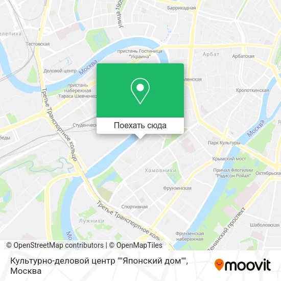 Карта Культурно-деловой центр ""Японский дом""