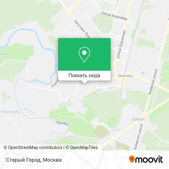 Карта Старый Город