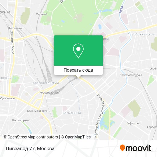 Карта Пивзавод 77