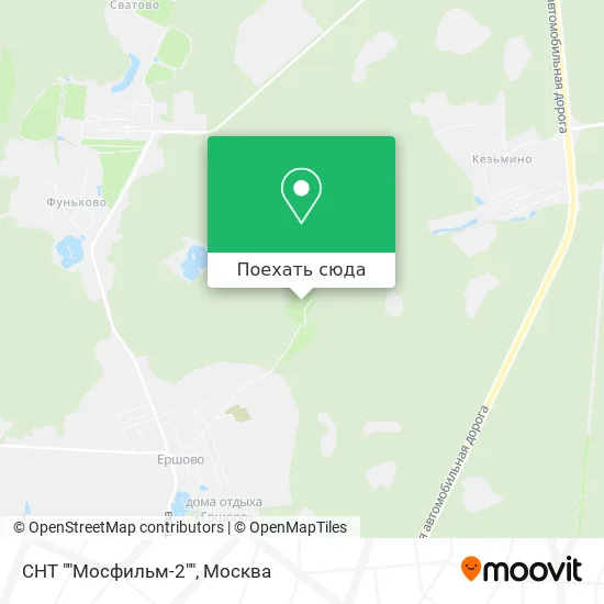 Карта СНТ ""Мосфильм-2""