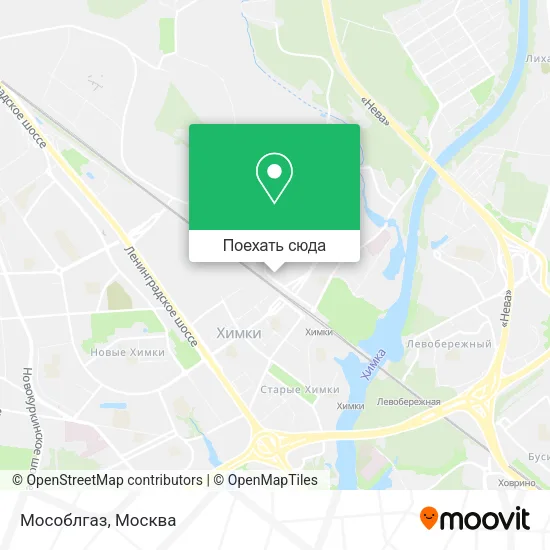 Карта Мособлгаз