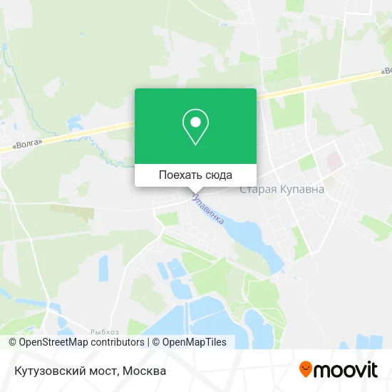 Карта Кутузовский мост