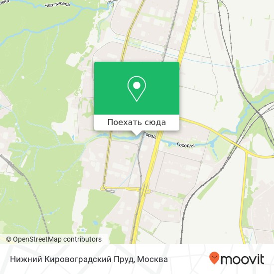 Карта Нижний Кировоградский Пруд