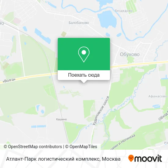 Карта Атлант-Парк логистический комплекс
