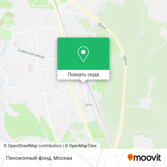 Карта Пенсионный фонд