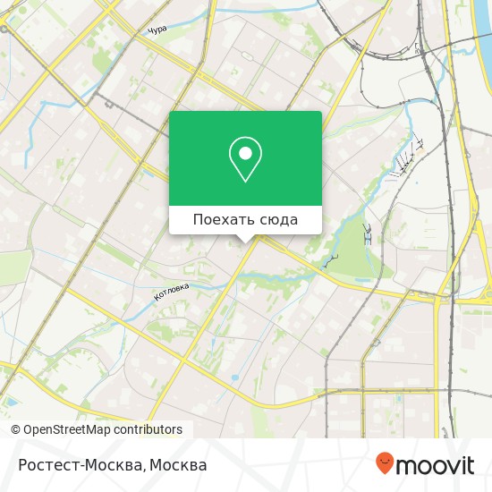 Карта Ростест-Москва