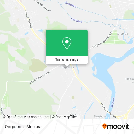 Карта Островцы