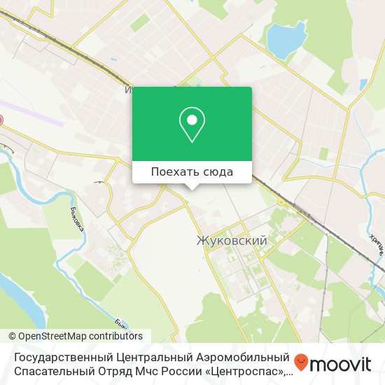 Карта Государственный Центральный Аэромобильный Спасательный Отряд Мчс России «Центроспас»