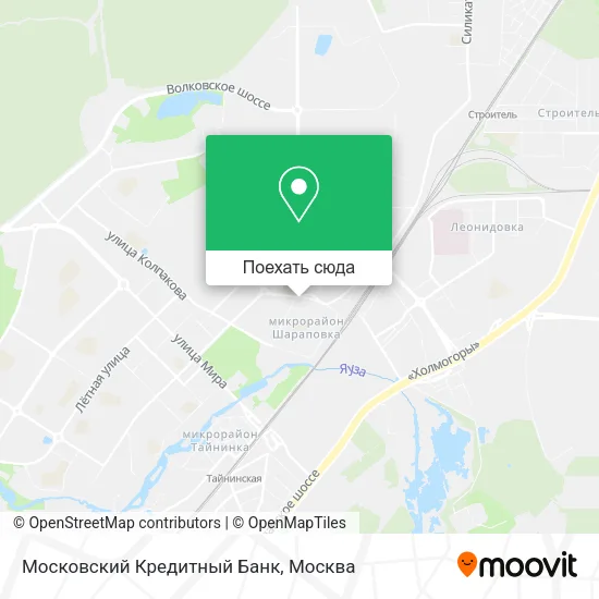 Карта Московский Кредитный Банк