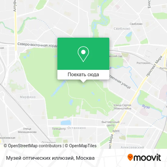 Карта Музей оптических иллюзий
