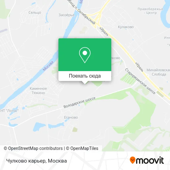 Карта Чулково карьер