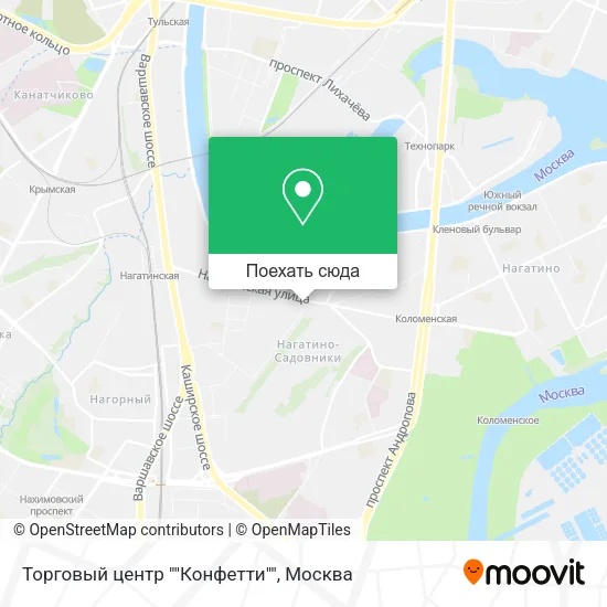 Карта Торговый центр ""Конфетти""