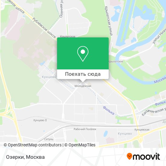 Карта Озерки