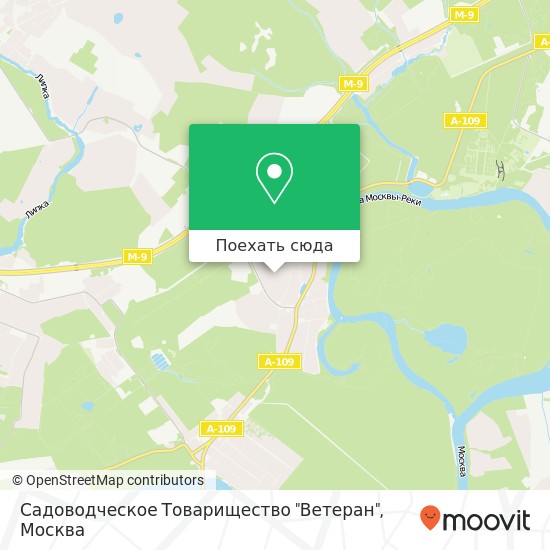 Карта Садоводческое Товарищество "Ветеран"