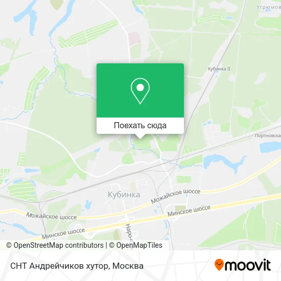 Карта СНТ Андрейчиков хутор