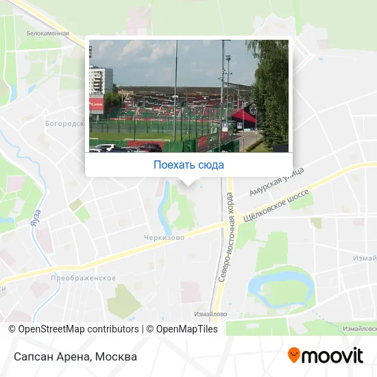 Карта Сапсан Арена