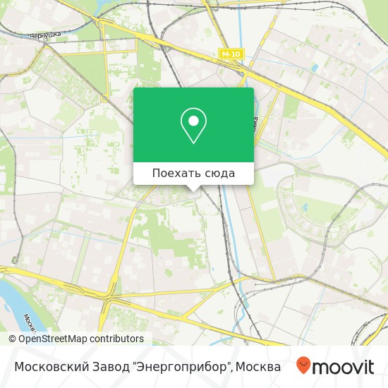 Карта Московский Завод "Энергоприбор"