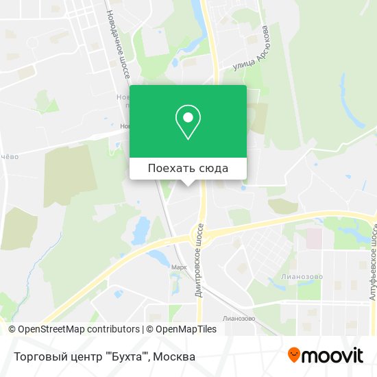 Карта Торговый центр ""Бухта""