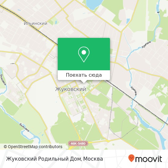 Карта Жуковский Родильный Дом