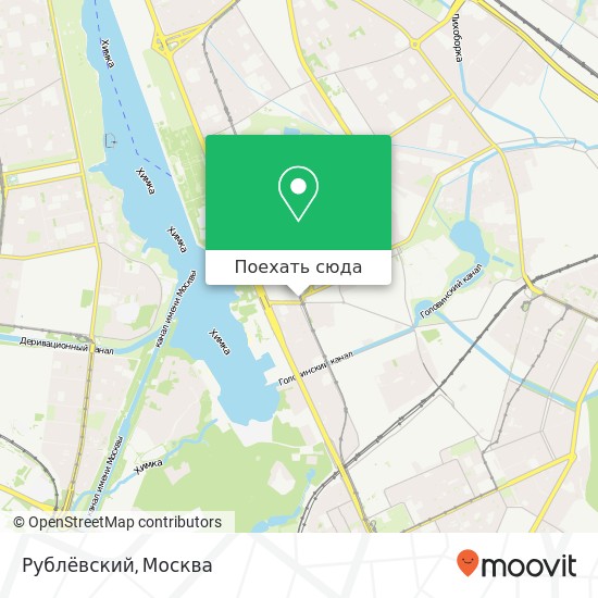 Карта Рублёвский