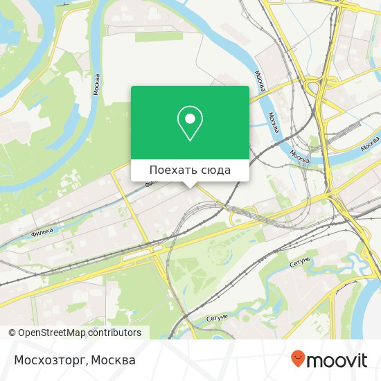 Карта Мосхозторг