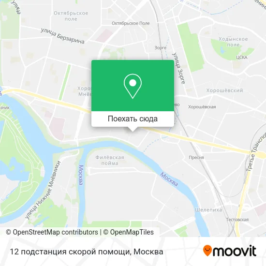 Карта 12 подстанция скорой помощи