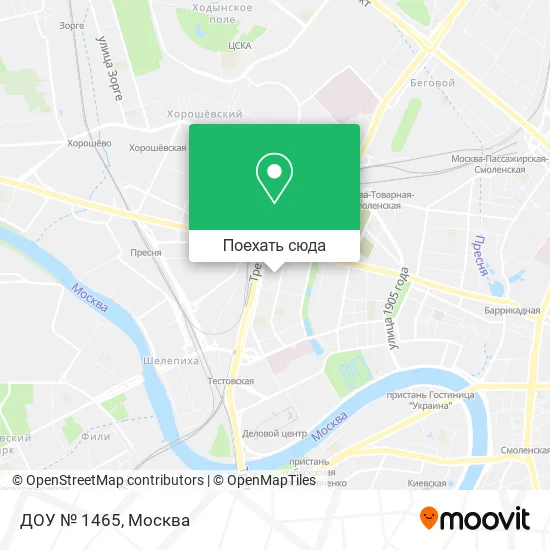 Карта ДОУ № 1465