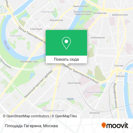 Карта Площадь Гагарина